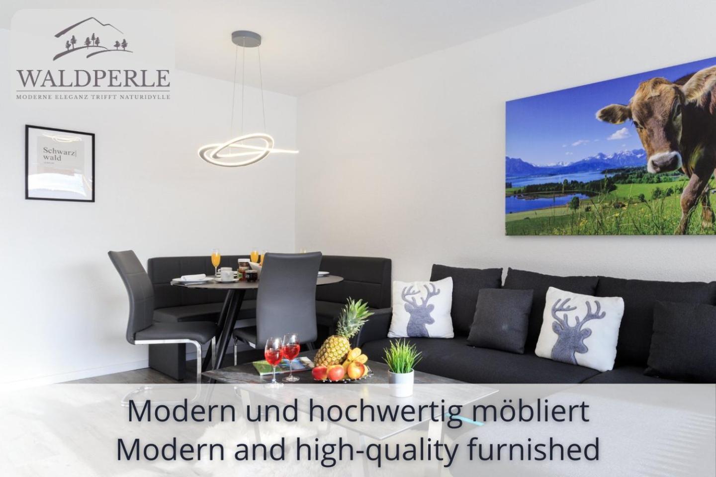 Exklusives 5-Sterne Apartment Waldperle Mit Indoor-Pool, Sauna, Top Lage Und Ausblick In Die Natur, Hunde Willkommen Schonach im Schwarzwald Ngoại thất bức ảnh